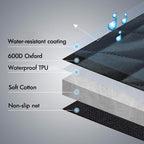 The Oz Bargains Shop™ PetRide Deluxe – Premium Waterproof Car Seat Hammock | Non-Slip Back Seat Protector for Cats & Dogs