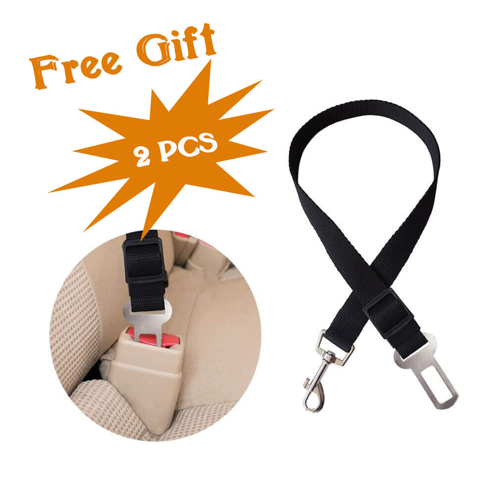 The Oz Bargains Shop™ PetRide Deluxe – Premium Waterproof Car Seat Hammock | Non-Slip Back Seat Protector for Cats & Dogs