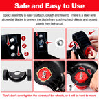 The Oz Bargains Shop™ TurboTrim Pro – Cordless Grass Trimmer & Electric Lawn Mower | Whipper Snipper with 2× Battery (Makita Compatible)