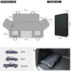The Oz Bargains™ FurShield Pro – Waterproof Hard Bottom Dog Car Cover