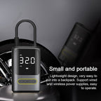 The Oz Bargains Shop™ AirGo Pro – Digital Mini Cordless Tyre Inflator | Portable Air Pump for Car, Bike & Sports Balls