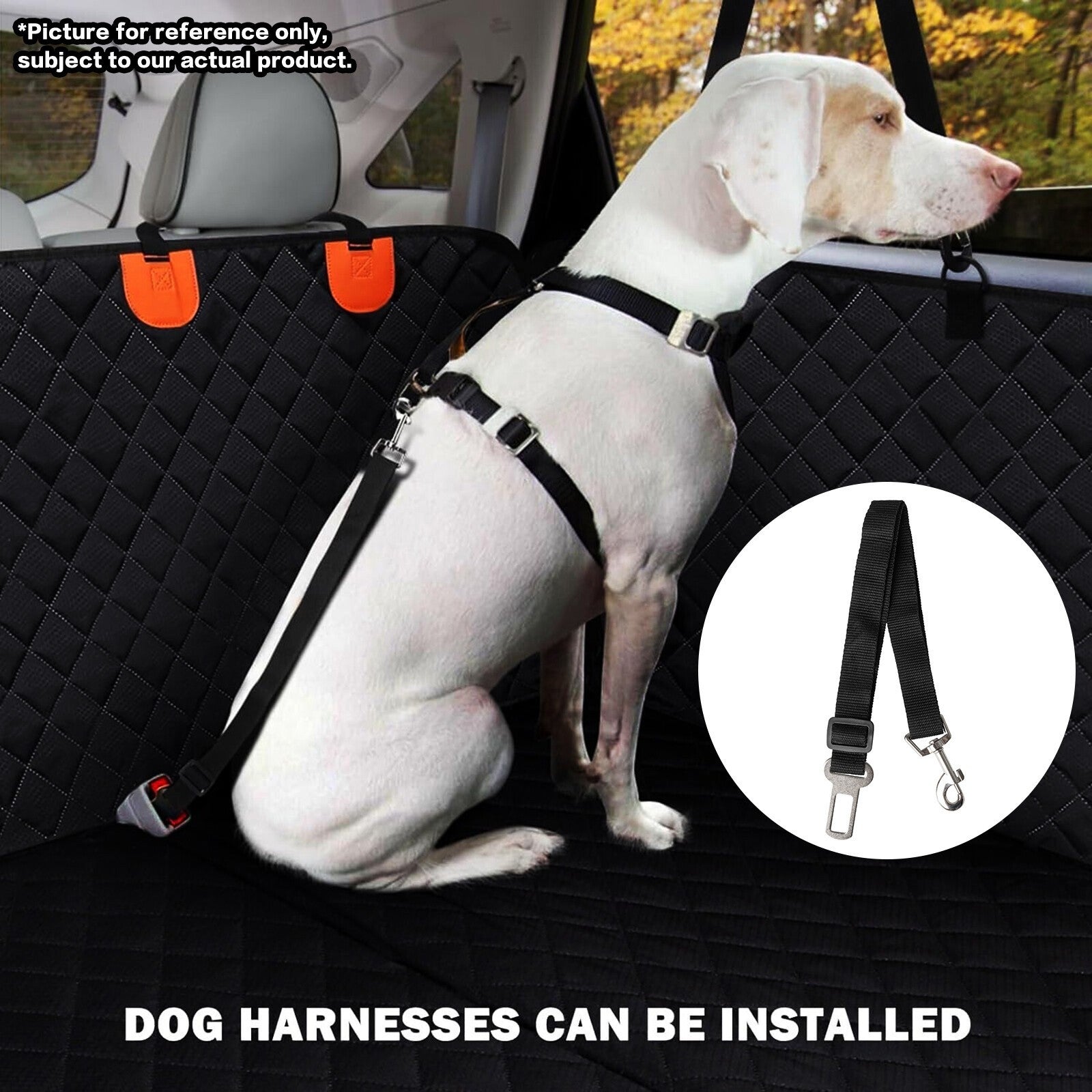 The Oz Bargains™ FurShield Pro – Waterproof Hard Bottom Dog Car Cover